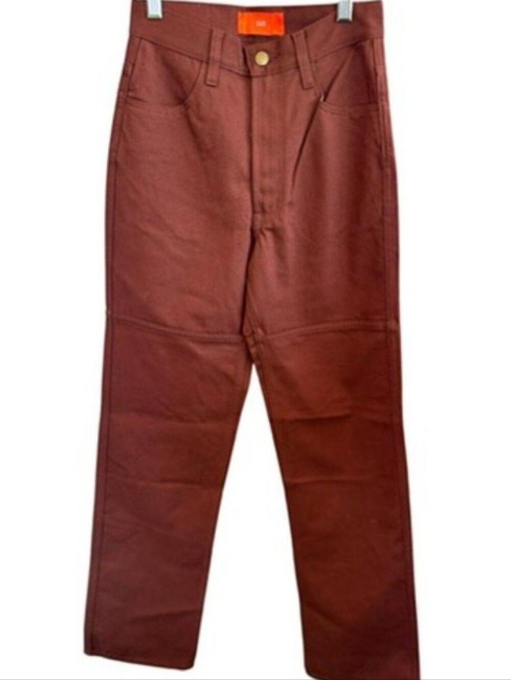 IJJI Studio Earth Brown Denim Jeans - Tag Size 6 (36" Waist) - Excellent Unisex